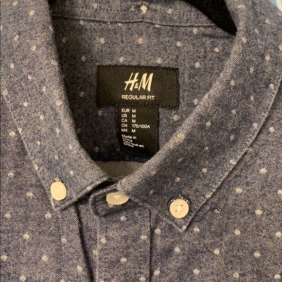 Men’s Medium H&M Long Sleeve Button-up - Picture 2 of 5